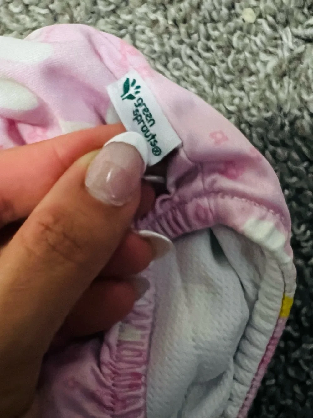Pink Daisy Swim Diaper Cover for Kids